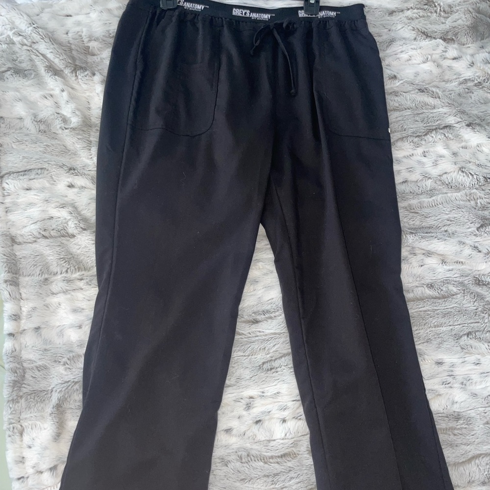 Greys Anatomy black scrub bottoms